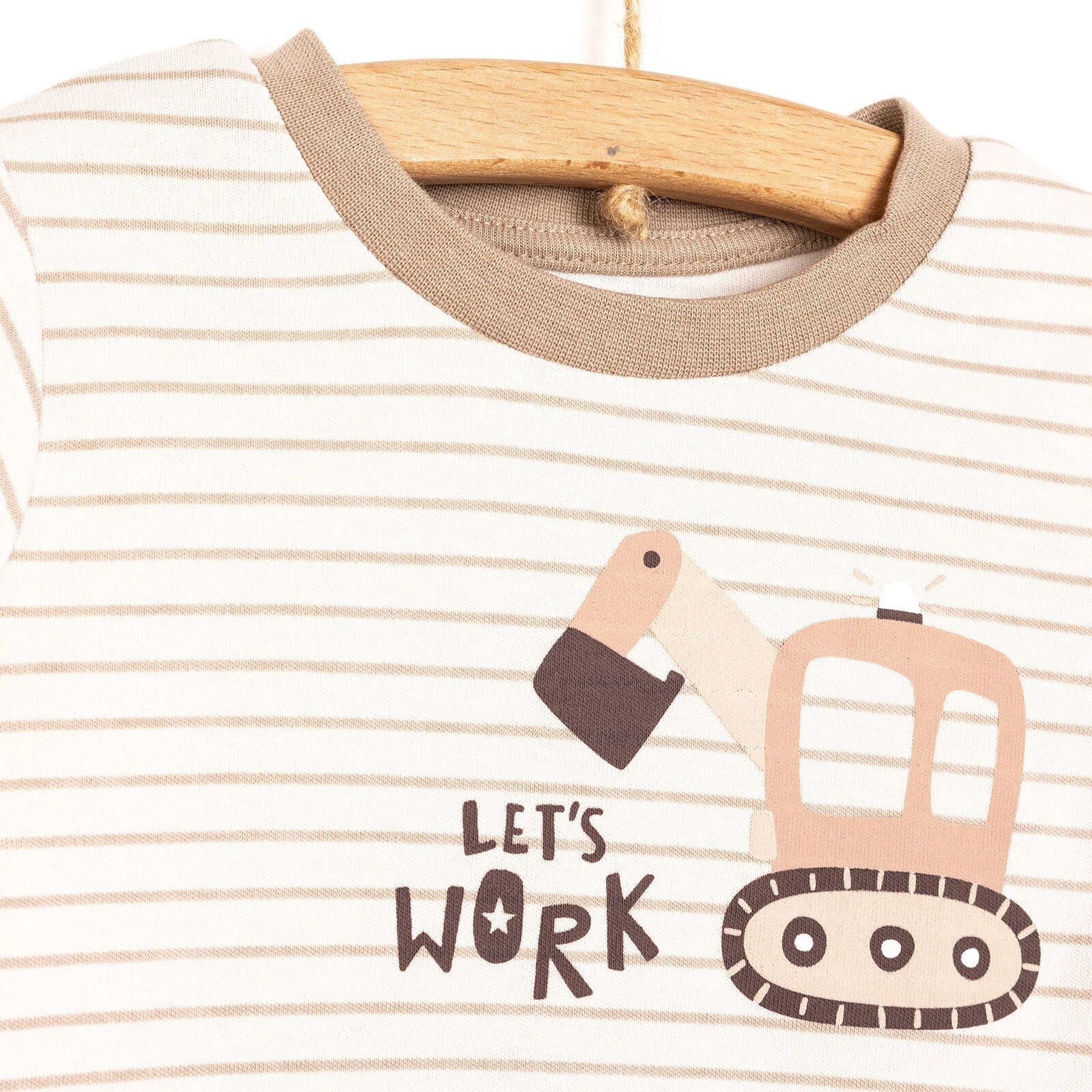 HelloBaby Boy Long Sleeve Pyjamas Set - Beige