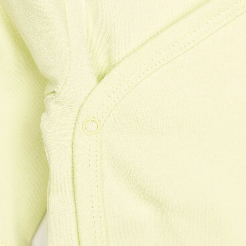 HelloBaby Newborn Organic Wrapover Top-Hat - Green