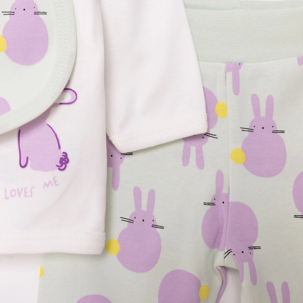 HelloBaby Girl 5 Piece Newborn Set - Ecru