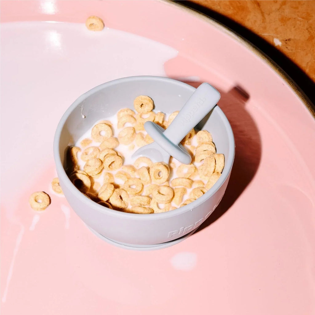 Pippeta Silicone Suction Bowl - Sea Salt