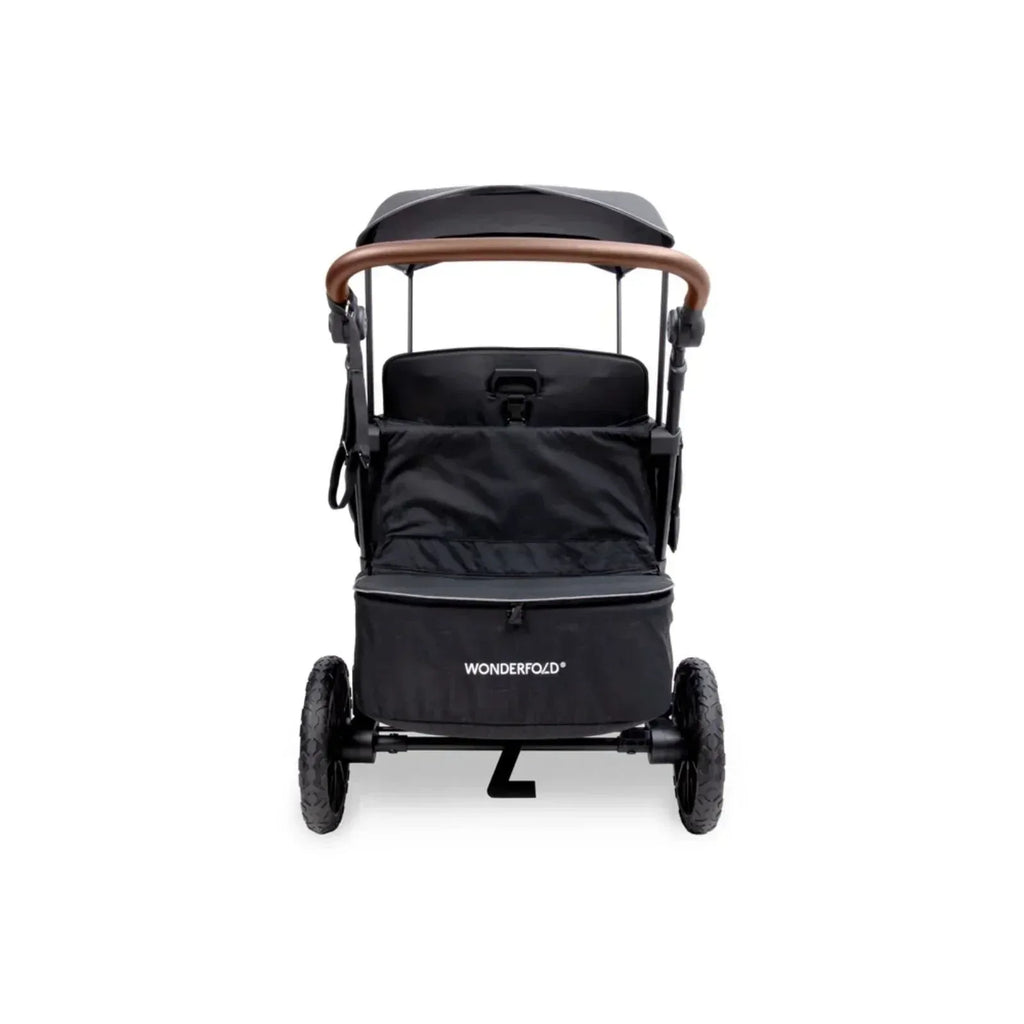 Wonderfold L4 Quad Stroller Wagon - Black - Bobobiy