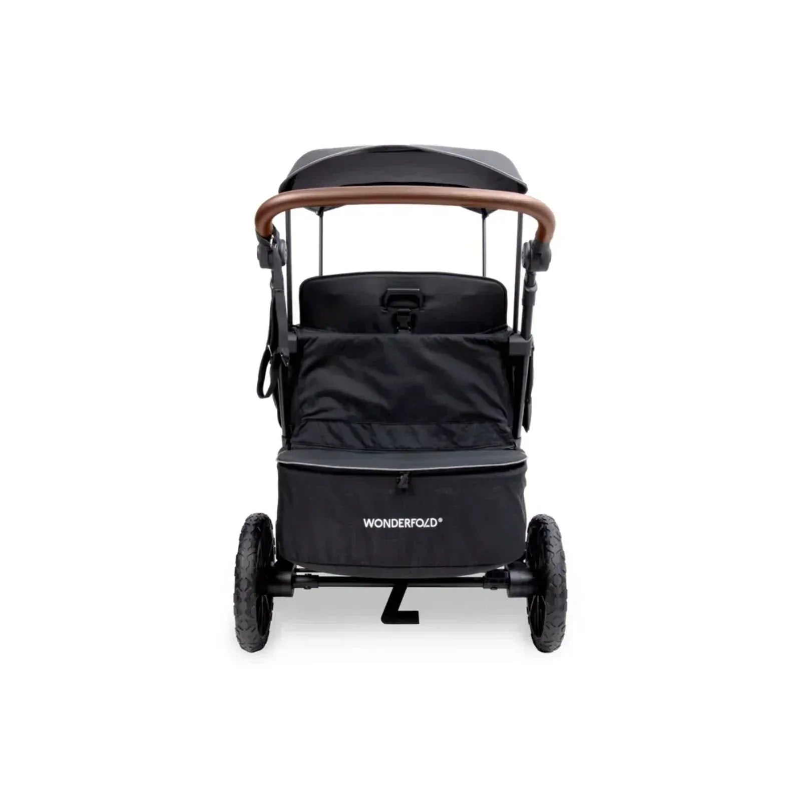 Wonderfold L4 Quad Stroller Wagon - Black - Bobobiy
