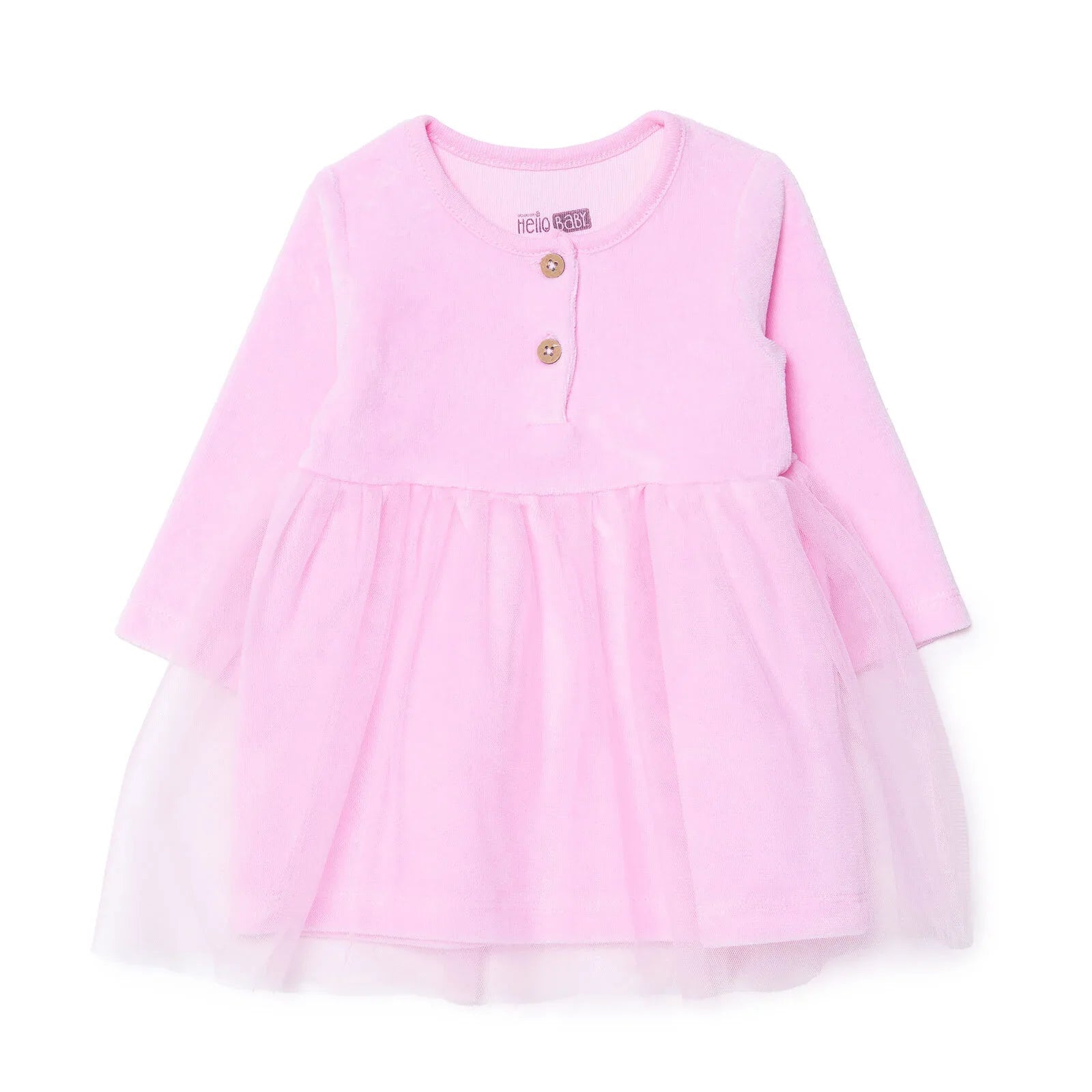 HelloBaby Newborn Dress - Pink