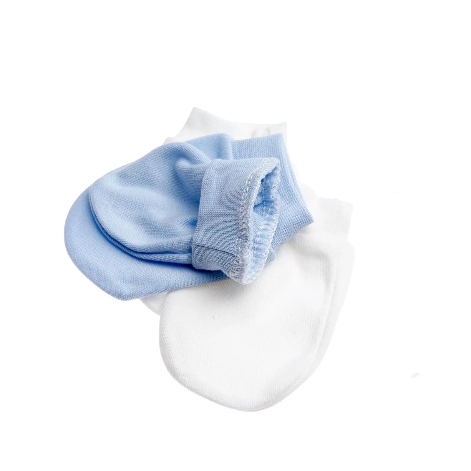 HelloBaby Baby Rib Gloves Interlock 2 pcs - Multicolour