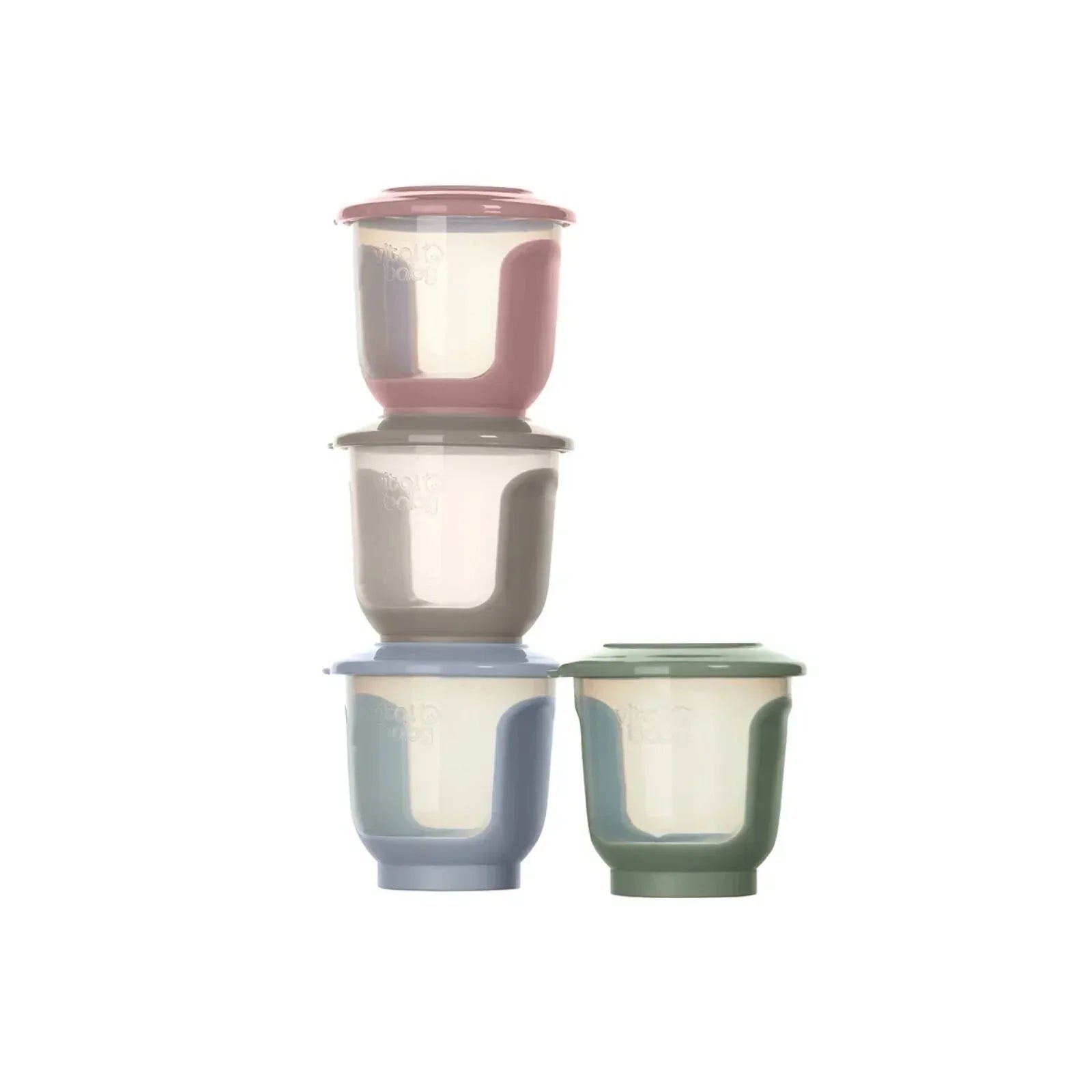 Vital Baby Nourish Store & Wean Pots 120ml Pack of 4 - Bobobiy