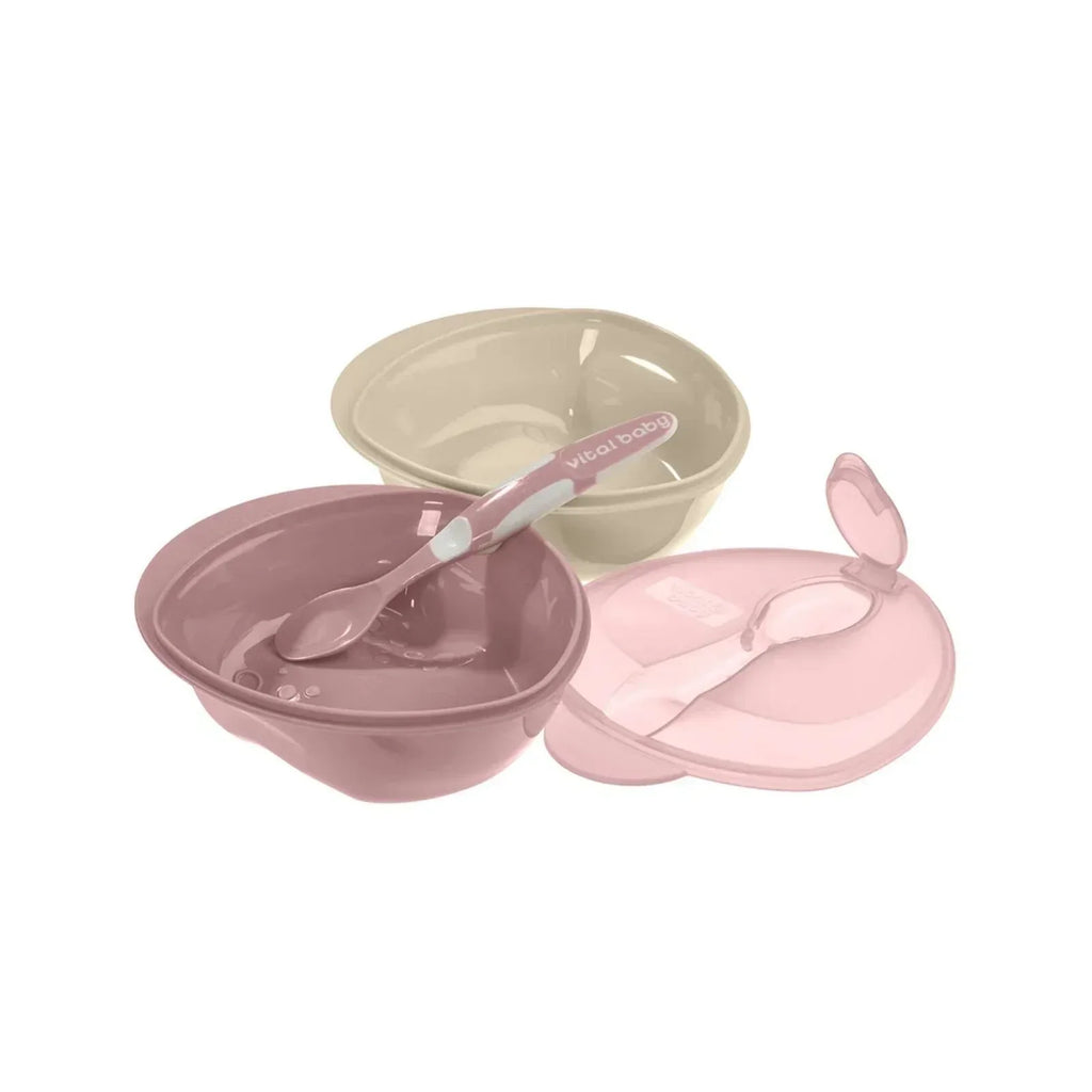 Vital Baby Nourish Scoop Feeding Set 2 pcs - Natural Berry - Bobobiy