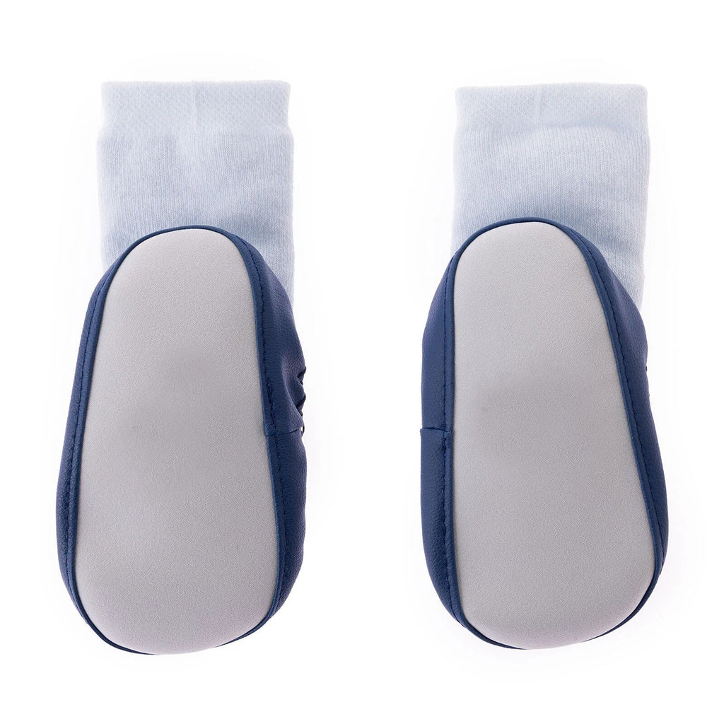 HelloBaby Rattle Socks - Navy Blue