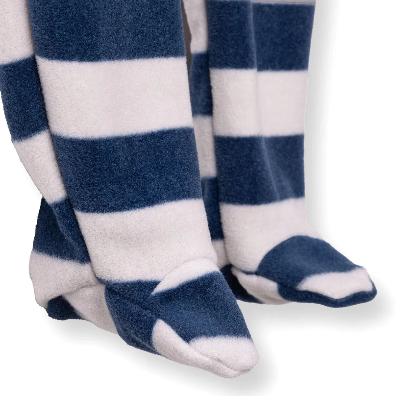 HelloBaby Newborn Polar Footed Jumpsuit - Navy Printed