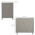Light grey swing chair protective cover, 152 x 177 cm size shown