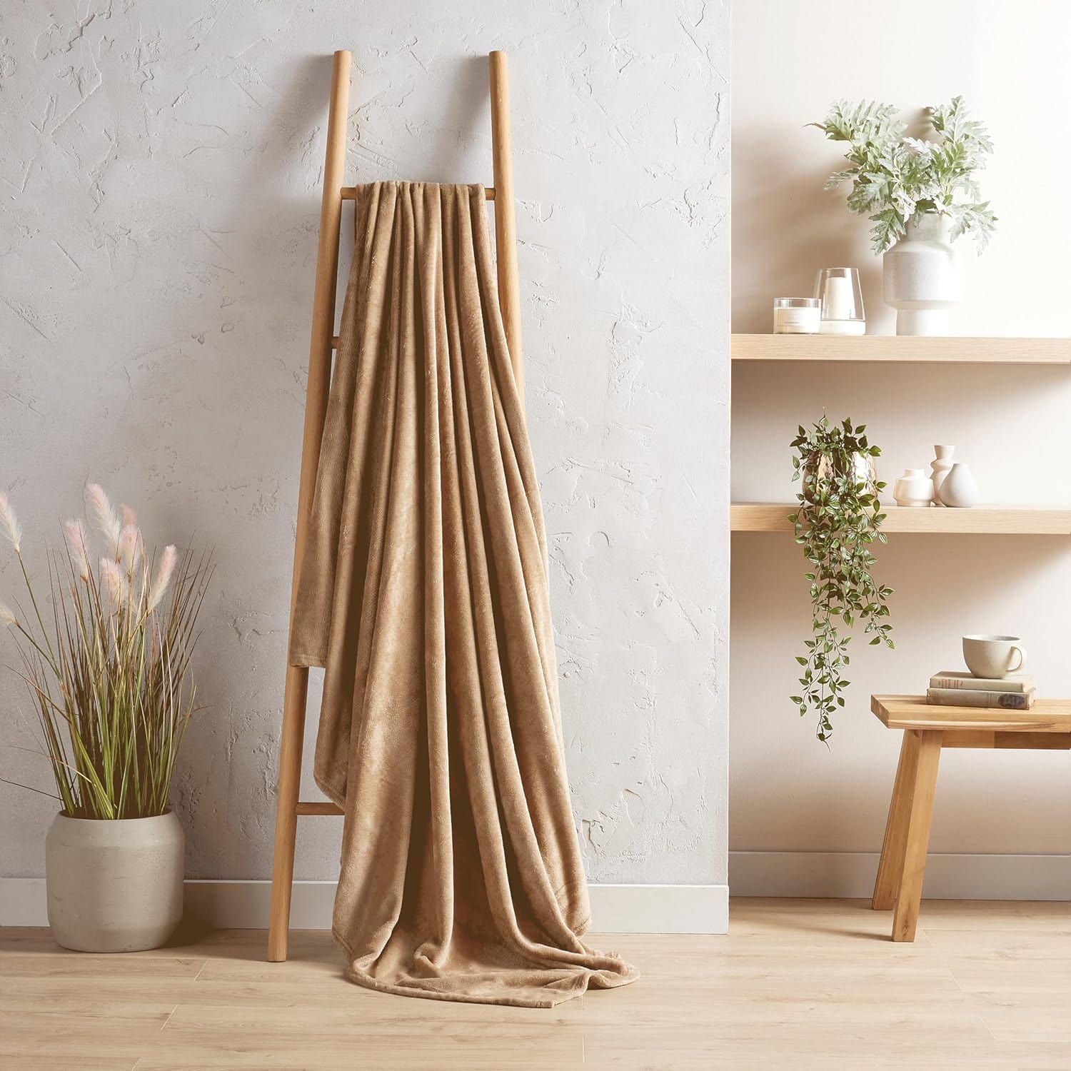 Flannel Ultra Soft Fleece Throw Blanket Super Warm Plush Lightweight All-Season Comfort for Bed Sofa Couch Chair Multiple Sizes and Colors