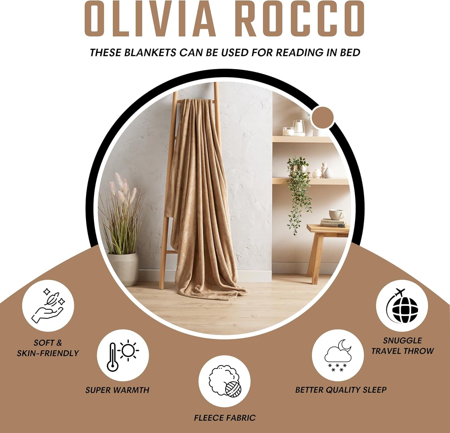 Flannel Ultra Soft Fleece Throw Blanket Super Warm Plush Lightweight All-Season Comfort for Bed Sofa Couch Chair Multiple Sizes and Colors