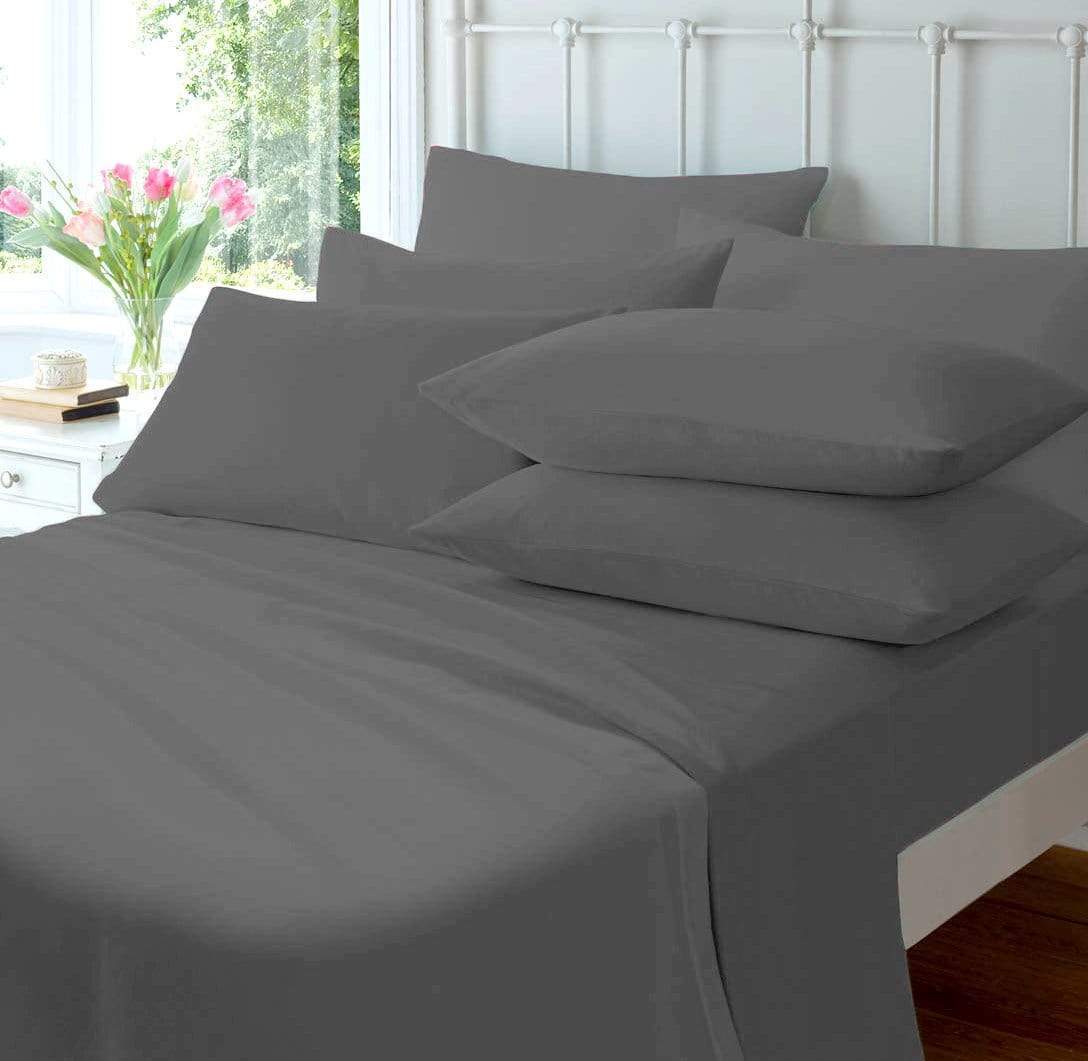Flannelette Super Soft Brushed Cotton Duvet Set Luxuriously Warm Elegant Design in Single Double King Super King