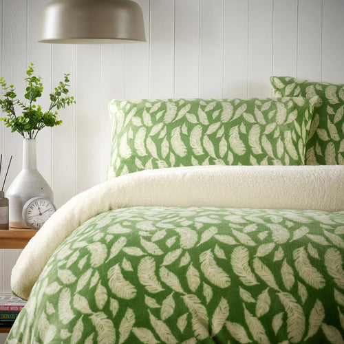 floral-leaves-teddy-duvet-set-reversible-sherpa-fleece-super-soft-winter-bedding-single-double-king-elegant-bedroom-decor-by-olivia-rocco-duvet-cover-943043935 - Bobobiy