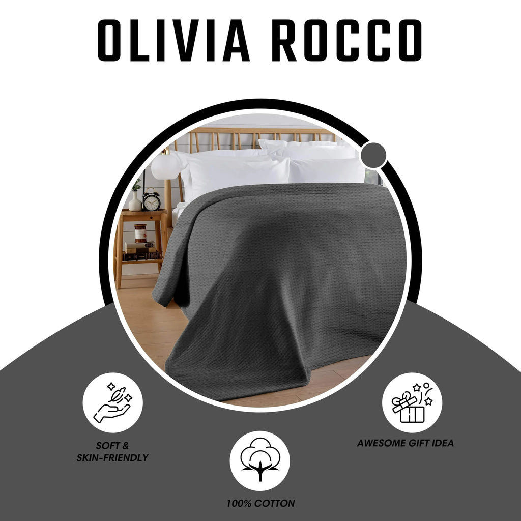 florian-checked-throw-blanket-grey-bedspread-for-sofas-armchairs-sofa-settee-couch-beds-couches-by-olivia-rocco-180-x-250-cm-grey-throw-1141526191 - Bobobiy