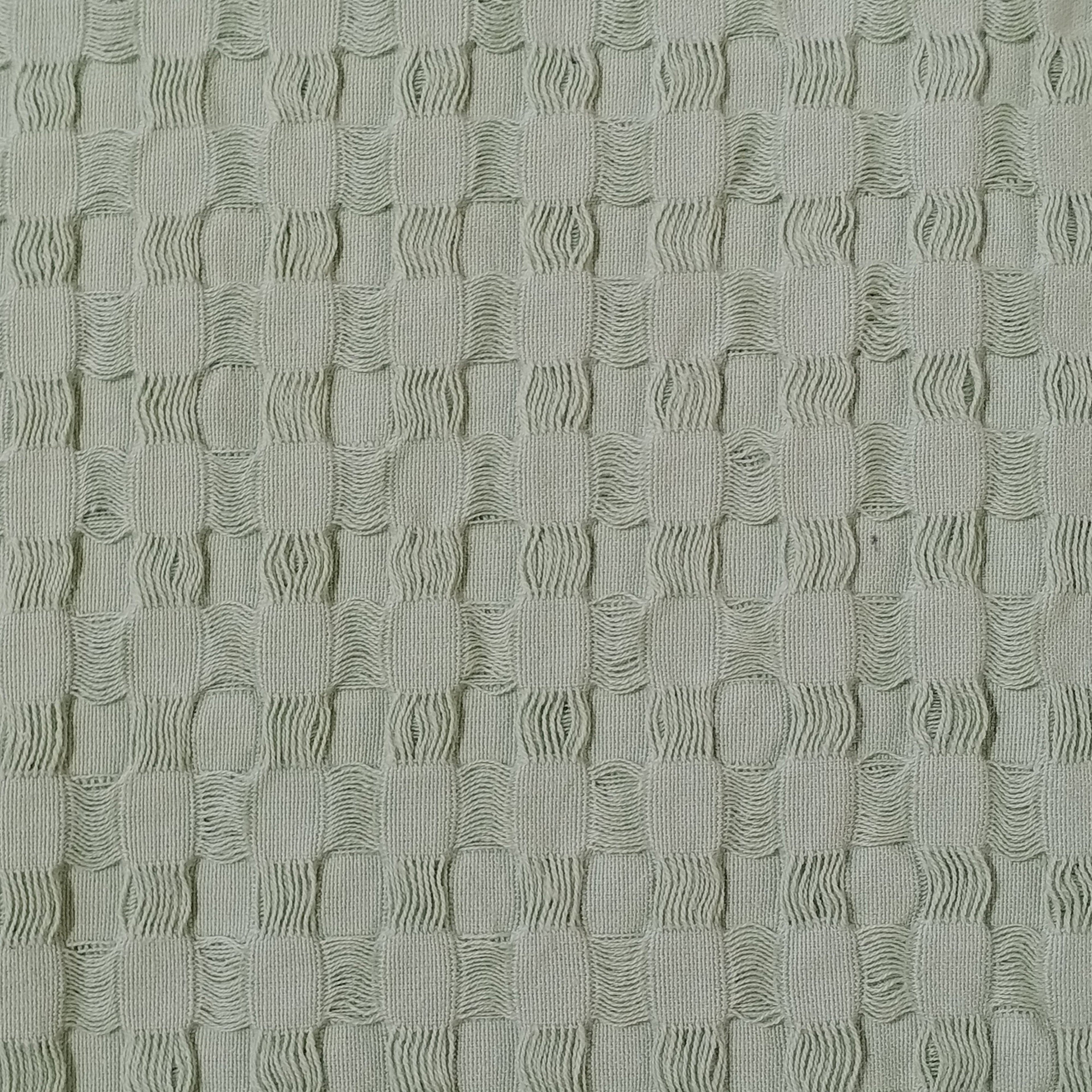 Florian Checked Throw Blanket Sage Green Bedspread for Sofas Armchairs Sofa Settee Couch Beds & Couches