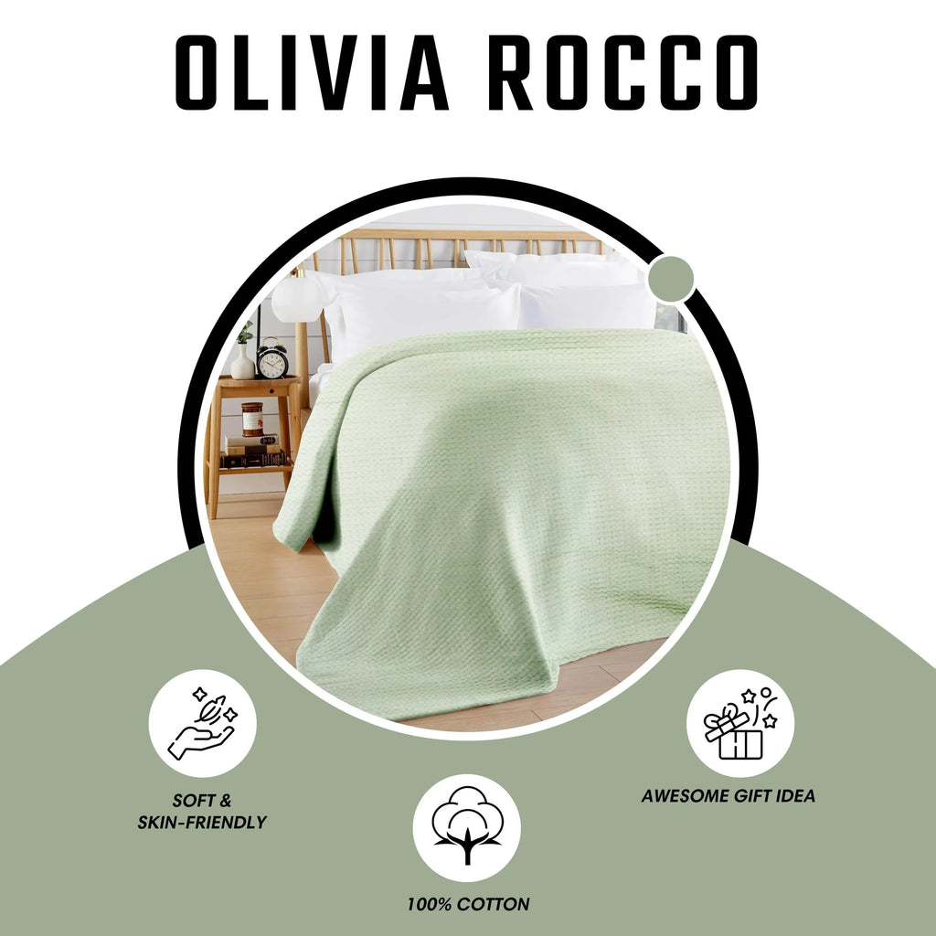 florian-checked-throw-blanket-sage-green-bedspread-for-sofas-armchairs-sofa-settee-couch-beds-couches-by-olivia-rocco-180-x-250-cm-sage-green-throw-1141526201 - Bobobiy