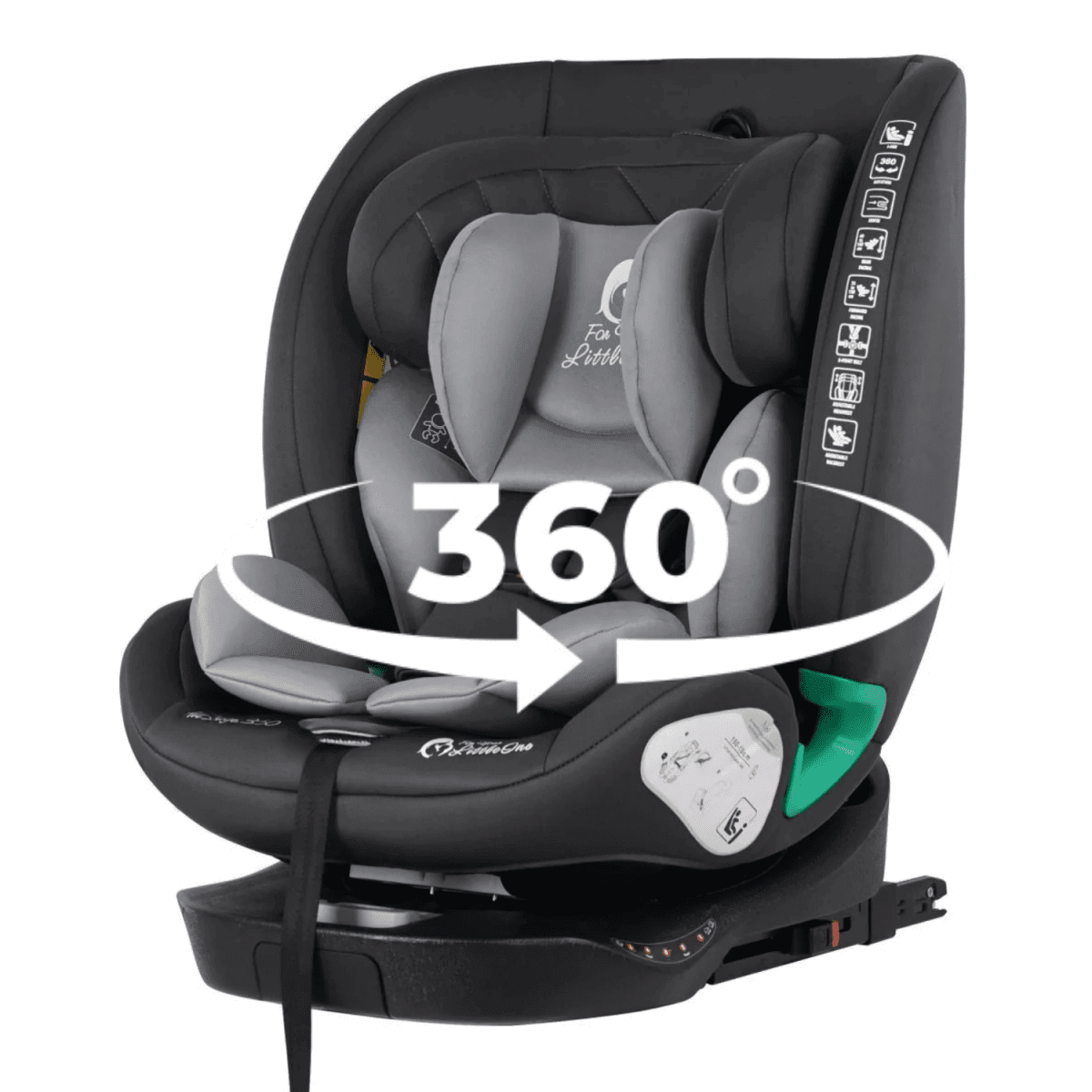For Your Little One AllStage 360 0/1/2/3 ISOFIX I-Size Car Seat - Slate Mist (Birth-12 Years)