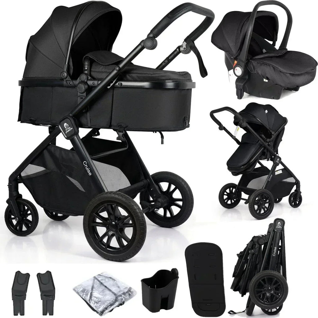 for-your-little-one-cruise-3-in-1-travel-system-with-i-size-car-seat-eclipse-black-free-cupholder-seat-liner-included-1471996 - Bobobiy
