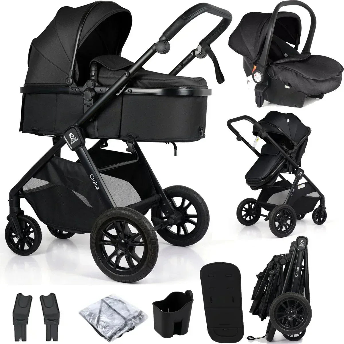for-your-little-one-cruise-3-in-1-travel-system-with-i-size-car-seat-eclipse-black-free-cupholder-seat-liner-included-1471996 - Bobobiy
