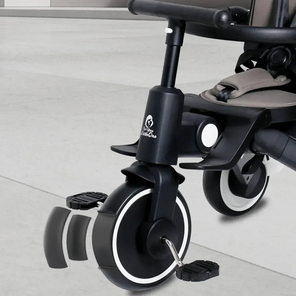 foryourlittleone-xplor-foldable-trike-grey-olive-2025-568495 - Bobobiy