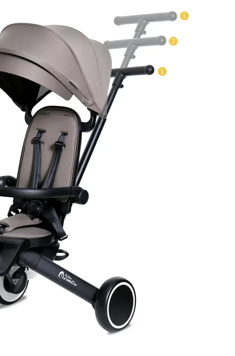 foryourlittleone-xplor-foldable-trike-grey-olive-2025-591574 - Bobobiy