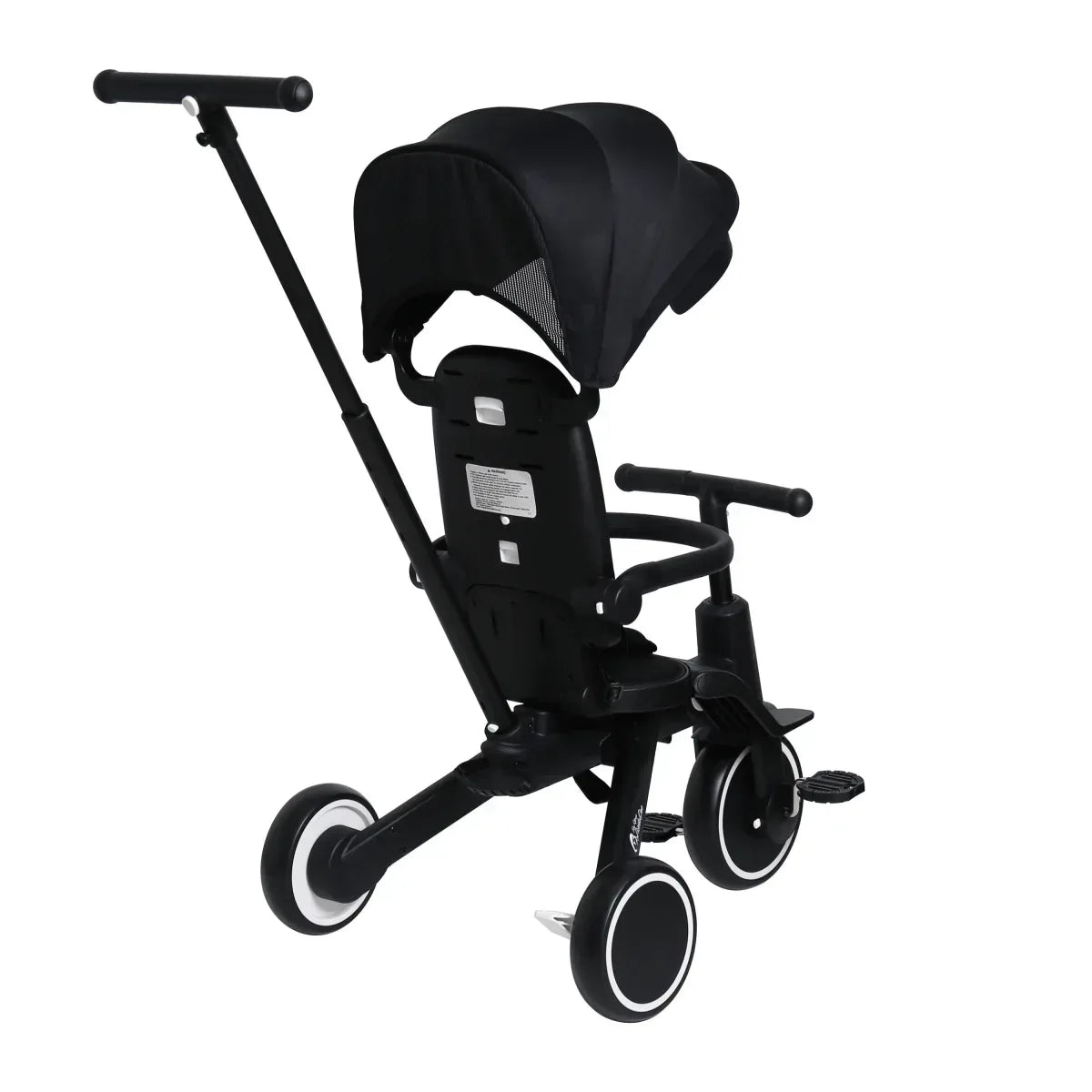foryourlittleone-xplor-foldable-trike-jet-black-2025-209831 - Bobobiy