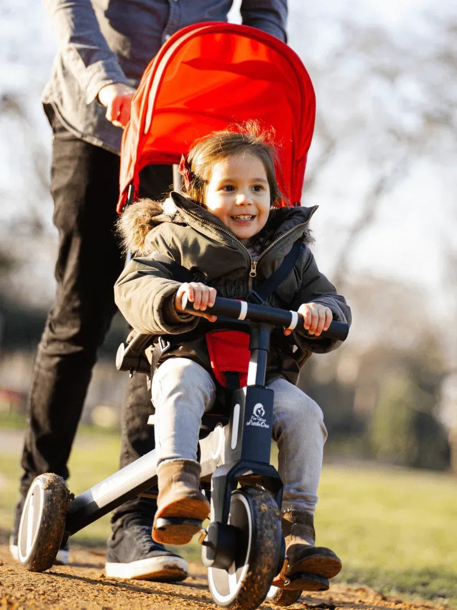 foryourlittleone-xplor-foldable-trike-jet-black-2025-269414 - Bobobiy