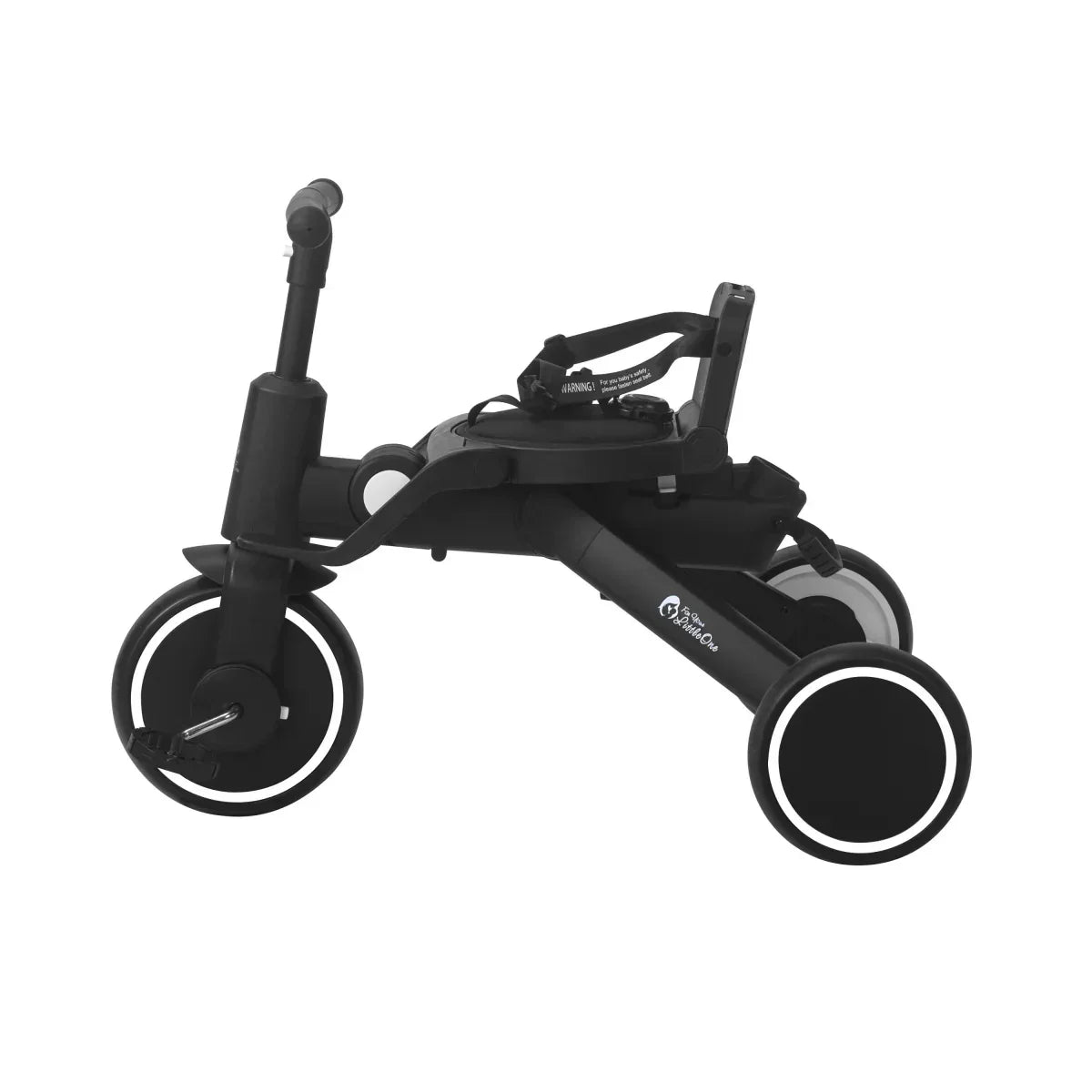 foryourlittleone-xplor-foldable-trike-jet-black-2025-280054 - Bobobiy