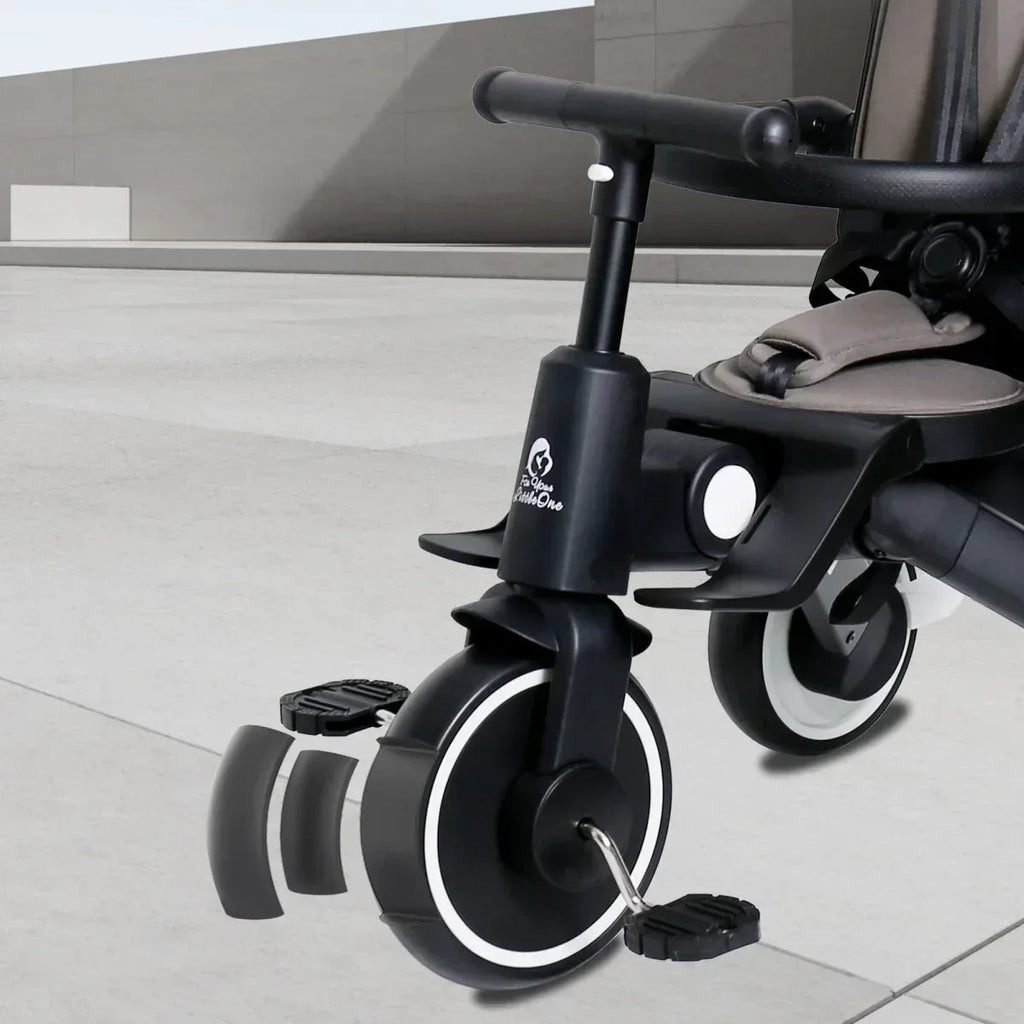 foryourlittleone-xplor-foldable-trike-jet-black-2025-344153 - Bobobiy