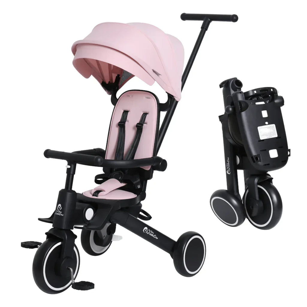 foryourlittleone-xplor-foldable-trike-pastel-pink-2025-301703 - Bobobiy