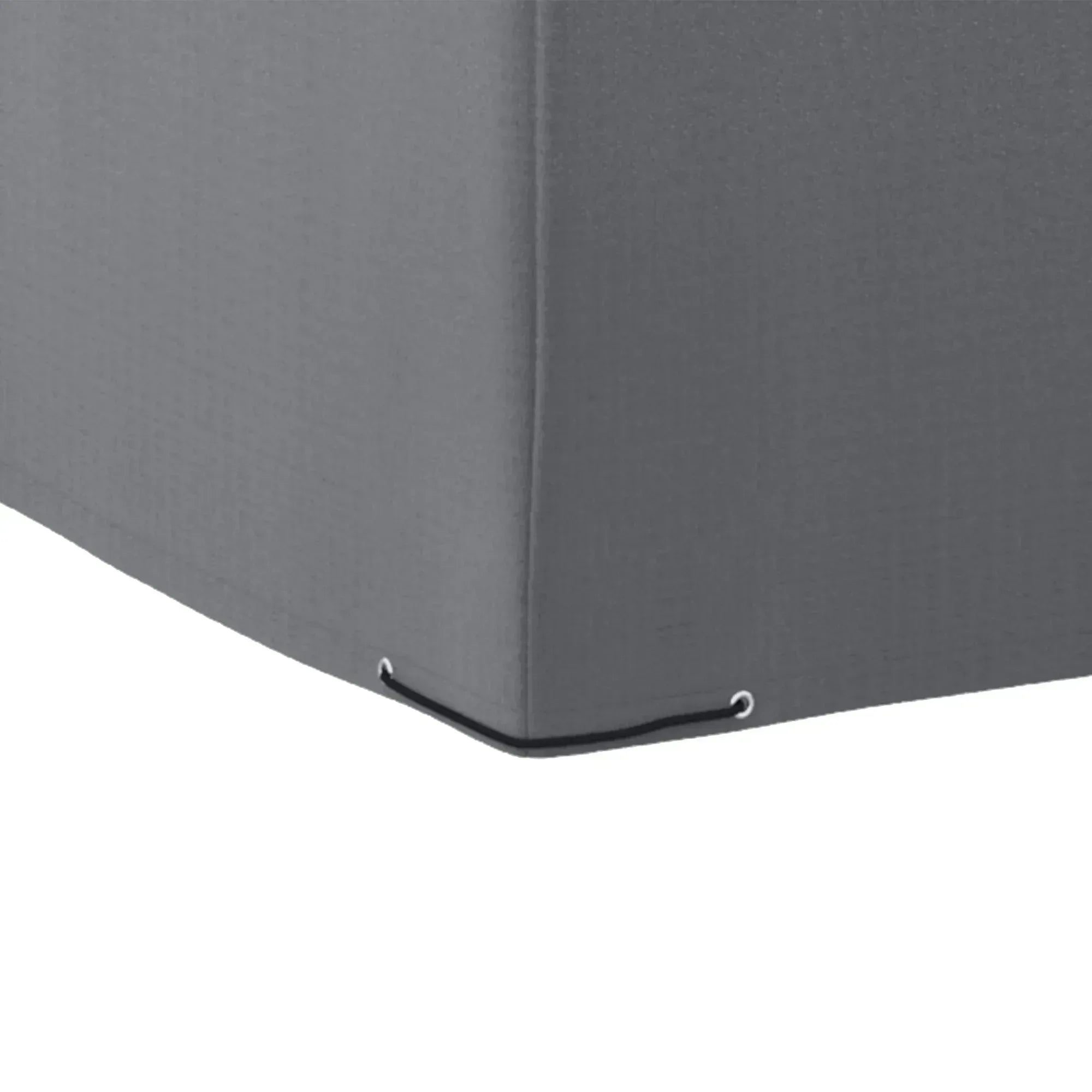 225x210cm Outdoor Garden Rattan Furniture Protective Cover Water UV Resistant Grey - Bobobiy