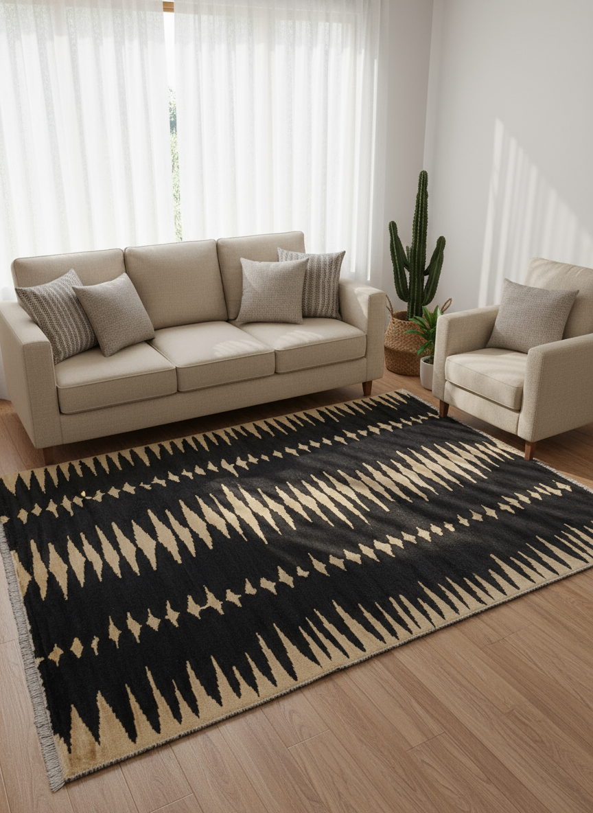 Himba Hand Knotted Rug - 278 x 253 cm - Handmade