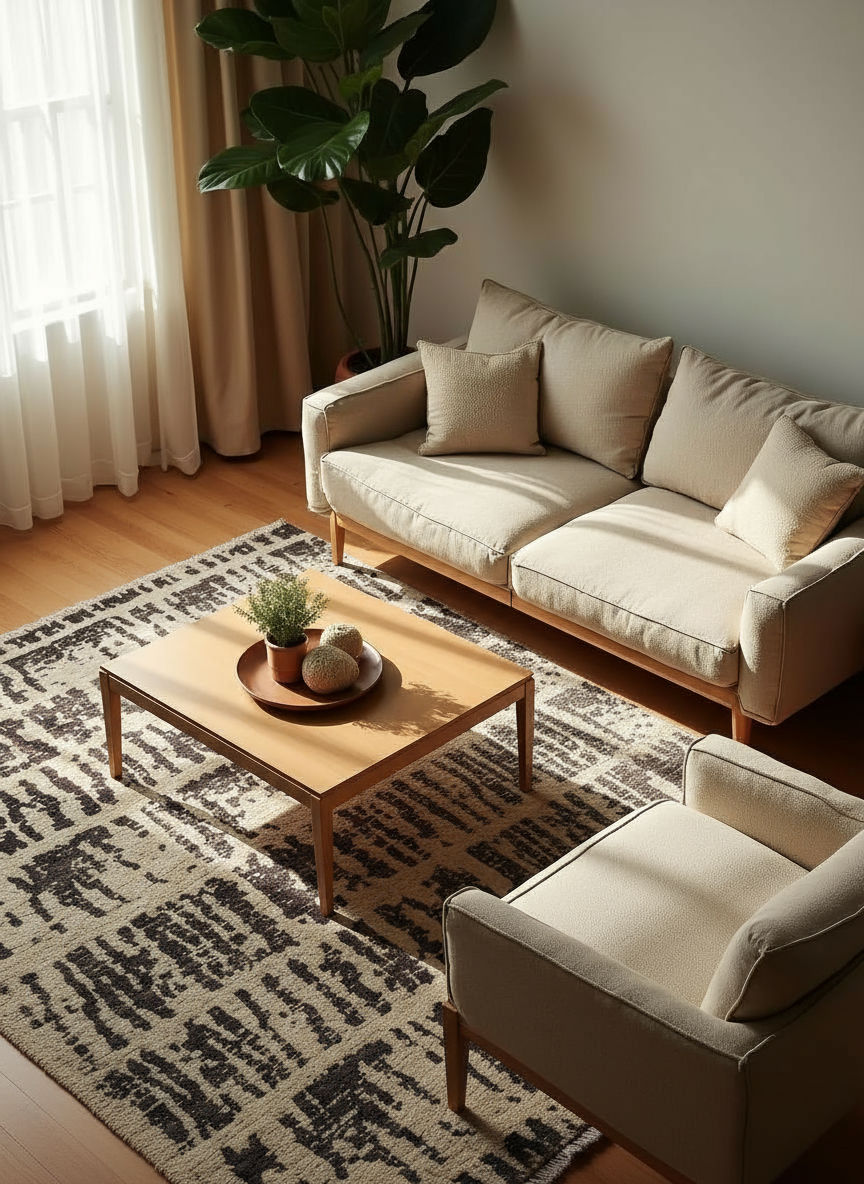 Tuareg Hand Knotted Rug - 305 x 244 cm - Handmade