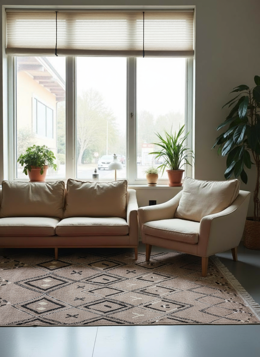 Mystical Hand Knotted Rug - 247 x 153 cm - Handmade