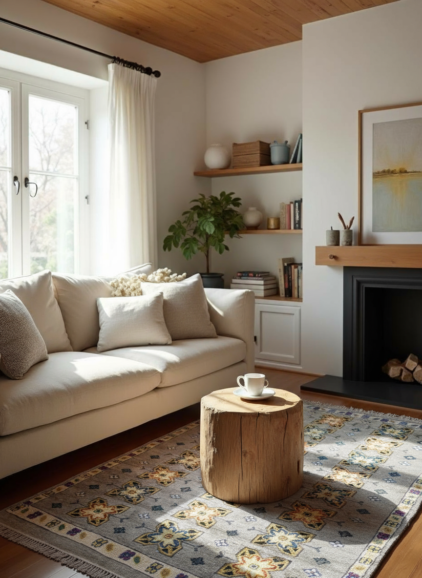 Drissi Moroccan Modern Rug - 187 x 147 cm - Handmade