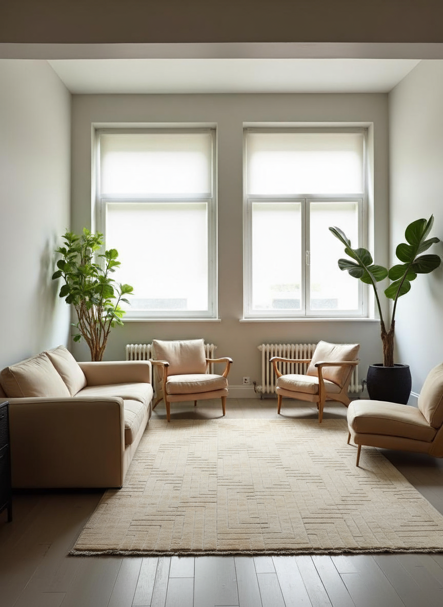 Zeva Hand Knotted Rug - 305 x 262 cm - Handmade