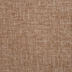 Close-up of linen-look woven fabric texture in warm beige