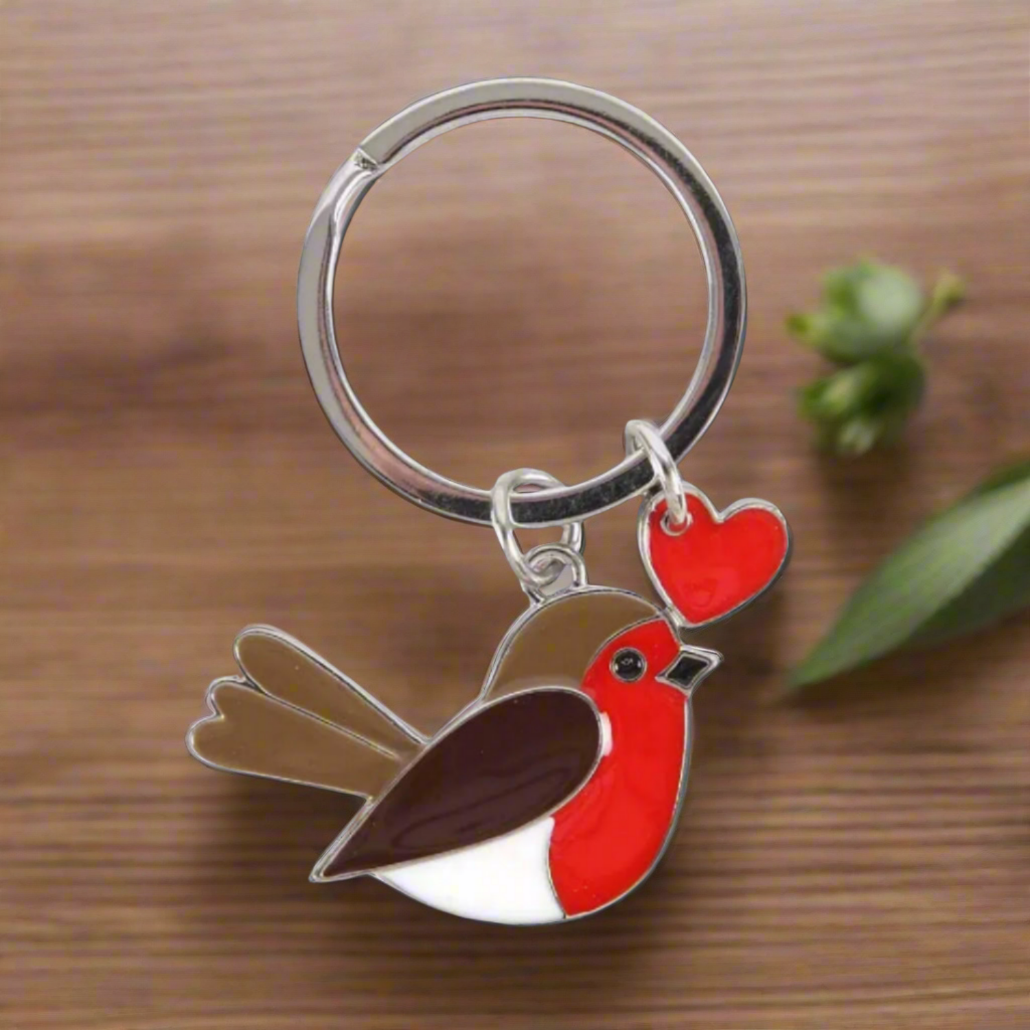 Garden Robin Keyring