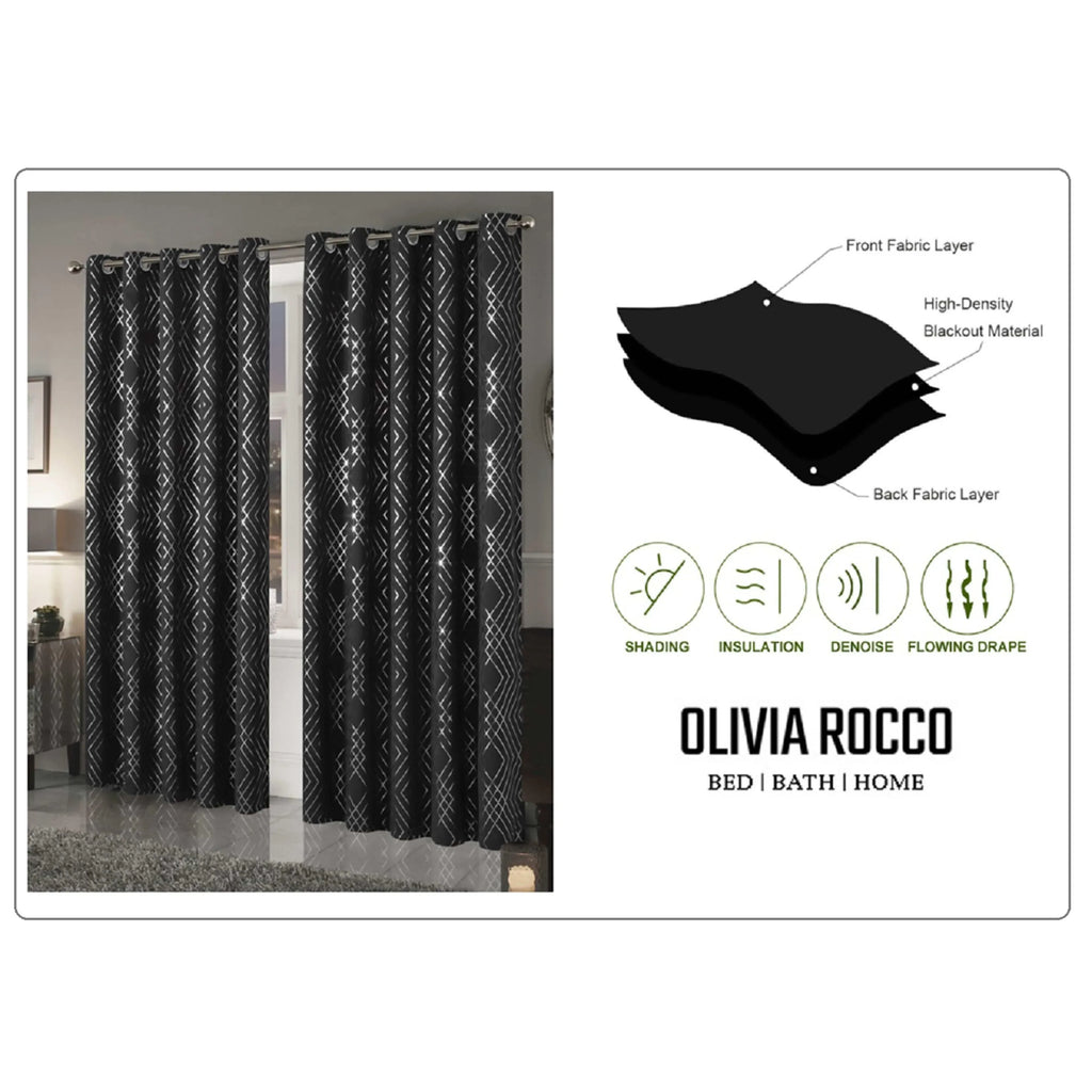 geometric-black-sparkle-blackout-curtains-soft-thermal-insulated-eyelet-ring-top-living-room-bedroom-drapes-by-olivia-rocco-curtain-1092959861 - Bobobiy