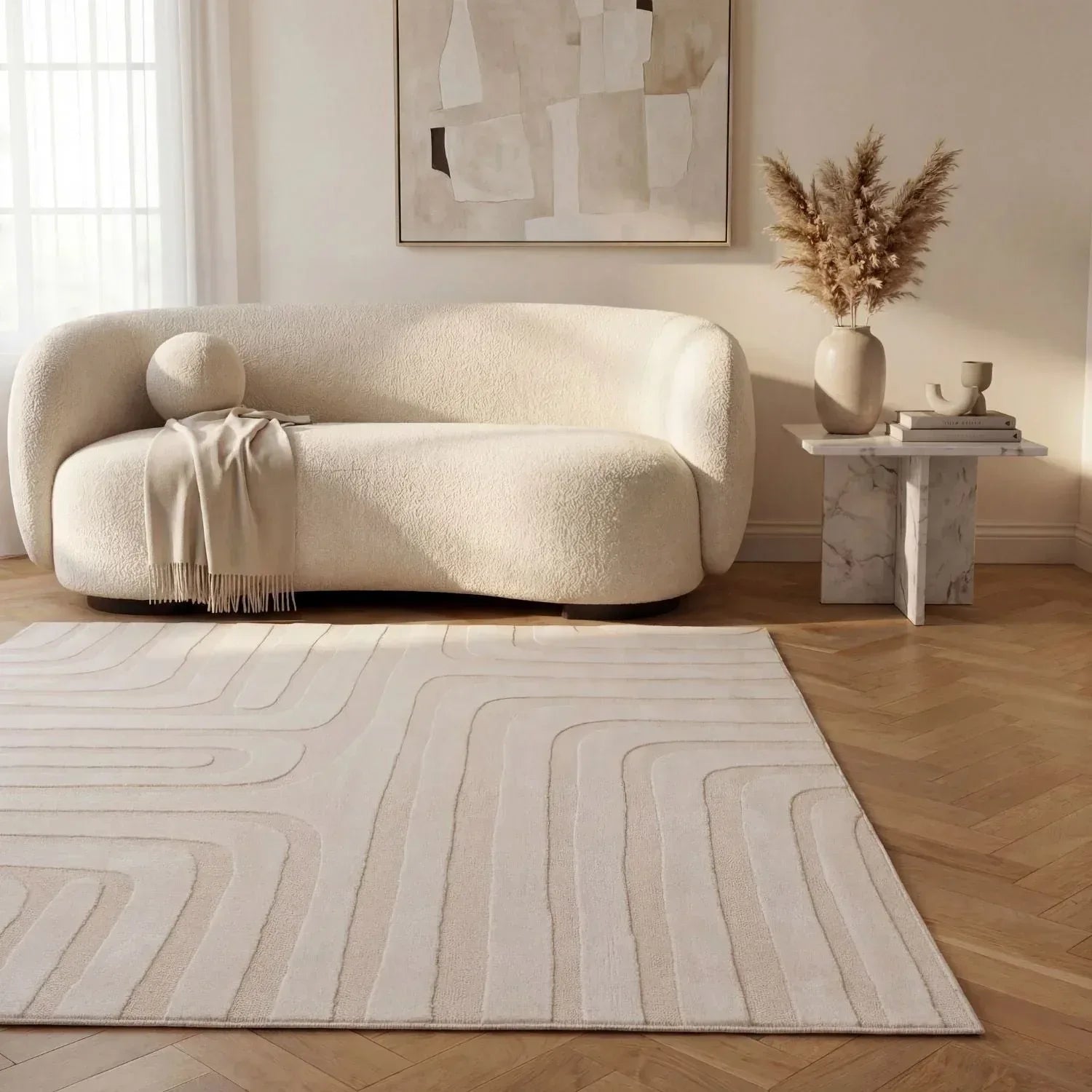 geometric_cream_livingroom - Bobobiy