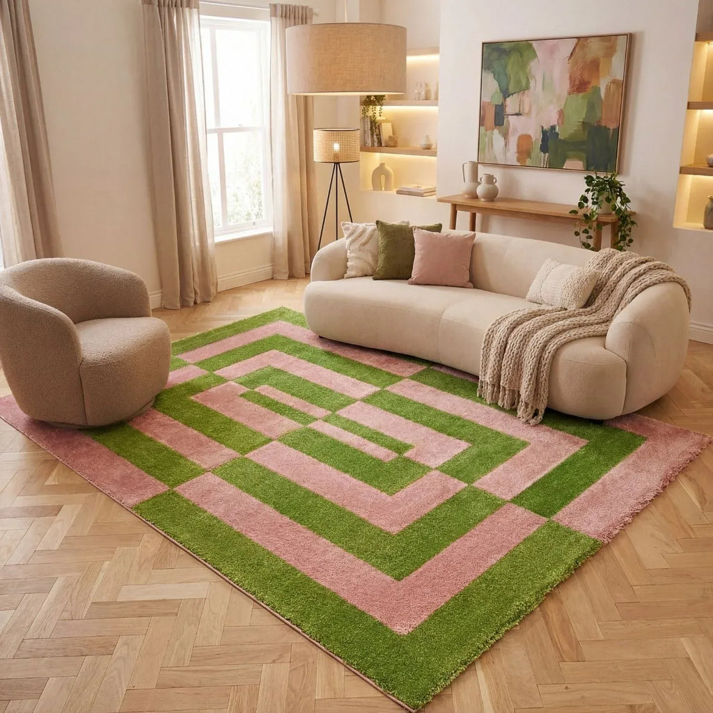geometric_green_pink - Bobobiy