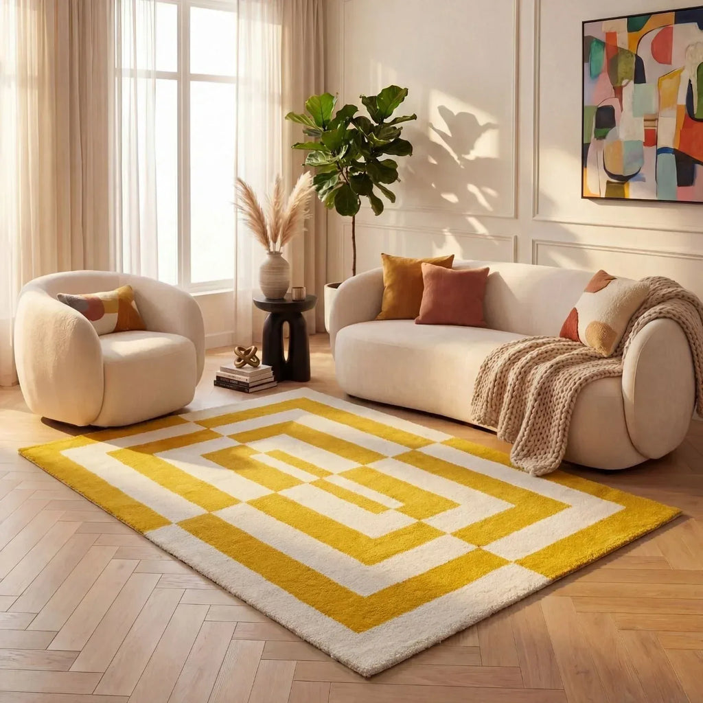 geometric_yellow_white - Bobobiy