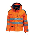 U-POWER BACKER HI-VIS WATERPROOF PARKA - Bobobiy