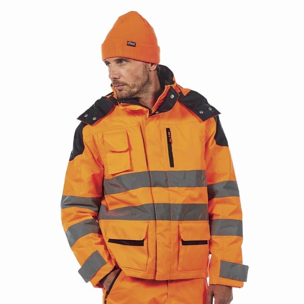 U-POWER BACKER HI-VIS WATERPROOF PARKA - Bobobiy
