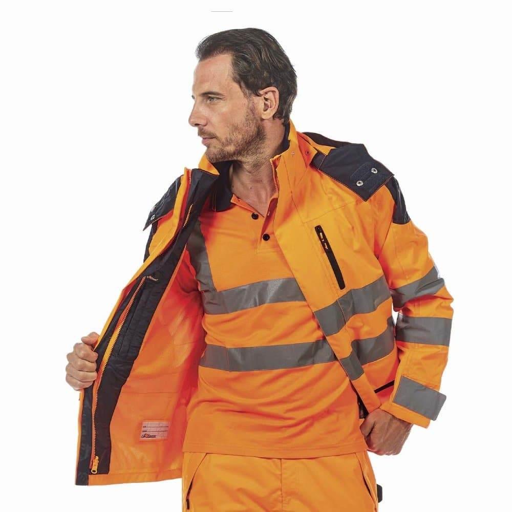 U-POWER BACKER HI-VIS WATERPROOF PARKA - Bobobiy