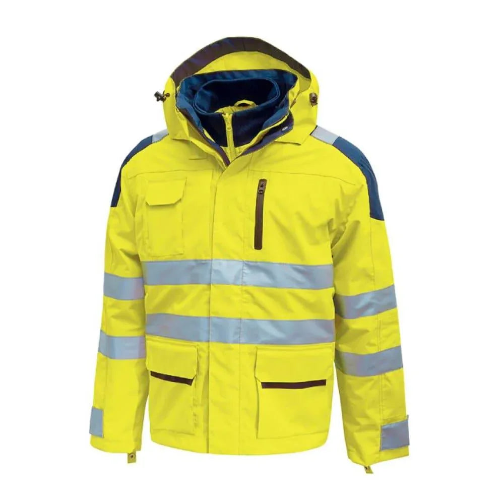 U-POWER BACKER HI-VIS WATERPROOF PARKA - Bobobiy
