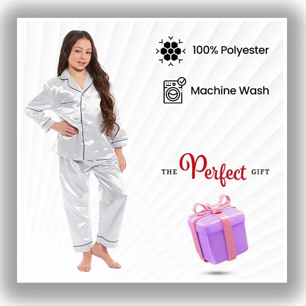 girls-satin-silk-long-sleeve-pyjama-set-elegant-loungewear-cosy-nightwear-button-down-shirt-loose-fit-pants-black-pink-grey-sizes-5-14-by-daisy-dreamer-pyjamas-1052973998 - Bobobiy