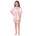girls-satin-silk-short-pyjama-set-button-down-shirt-and-loose-fitting-pants-loungewear-nightwear-for-ages-5-14-black-pink-grey-by-daisy-dreamer-5-6-yrs-pink-pyjamas-1052974107 - Bobobiy