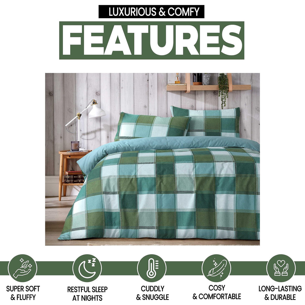 glencoe-reversible-check-duvet-cover-set-with-pillowcases-classic-polycotton-bedding-available-in-single-double-king-sizes-by-olivia-rocco-duvet-cover-945869930 - Bobobiy