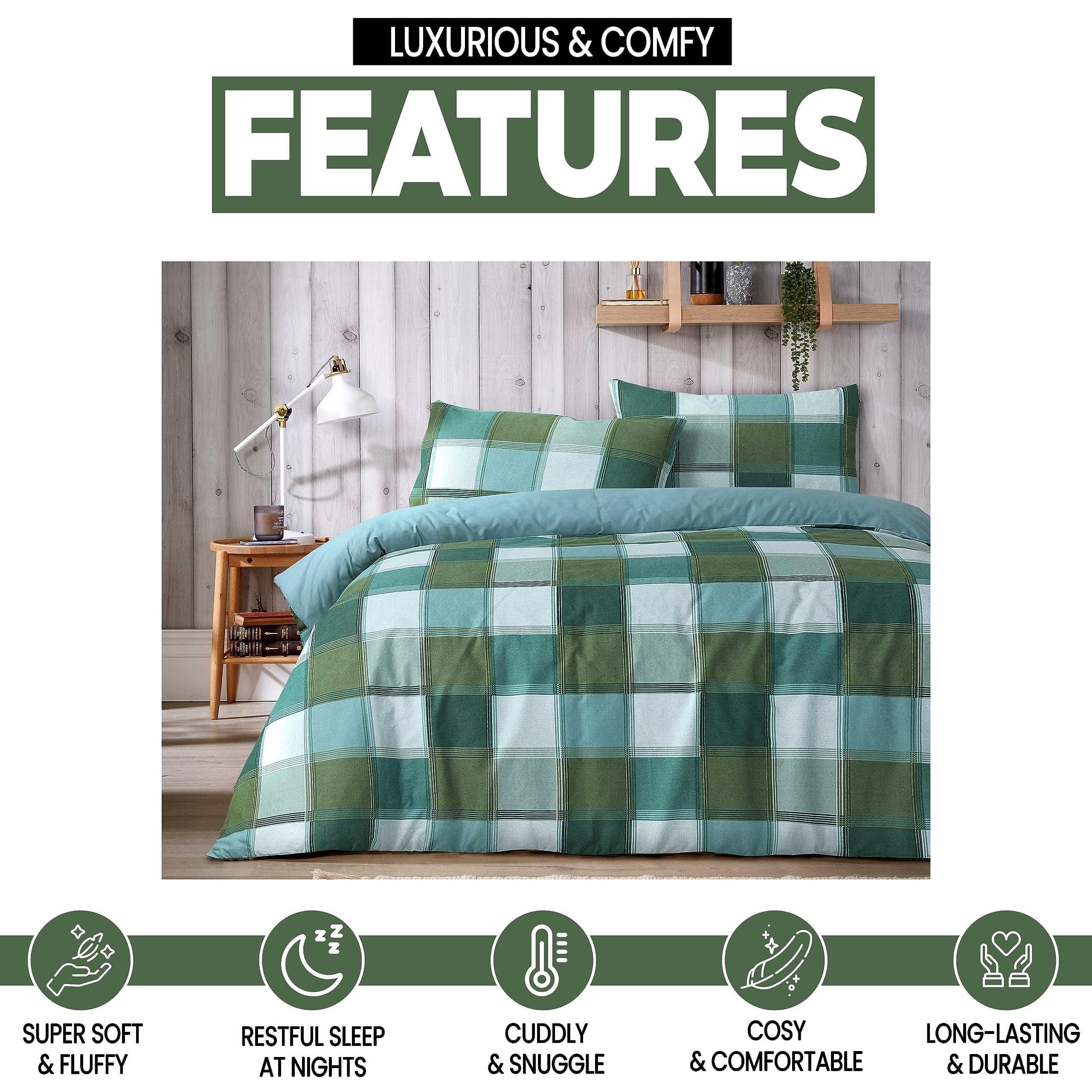 glencoe-reversible-check-duvet-cover-set-with-pillowcases-classic-polycotton-bedding-available-in-single-double-king-sizes-by-olivia-rocco-duvet-cover-945869930 - Bobobiy